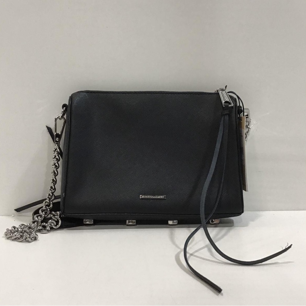 NEW!! Women’s Rebecca Minkoff Avery Black Leather Crossbody Bag